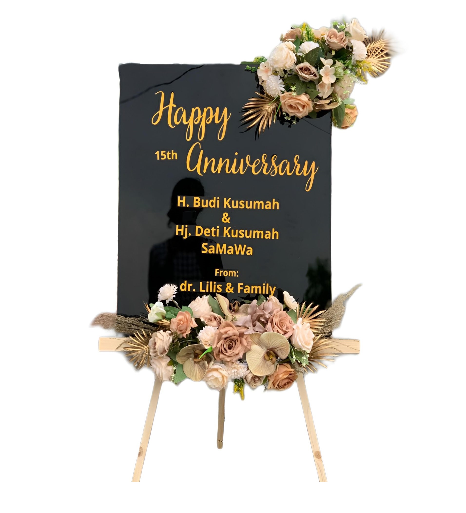 Papan Bunga Akrilik Carenang