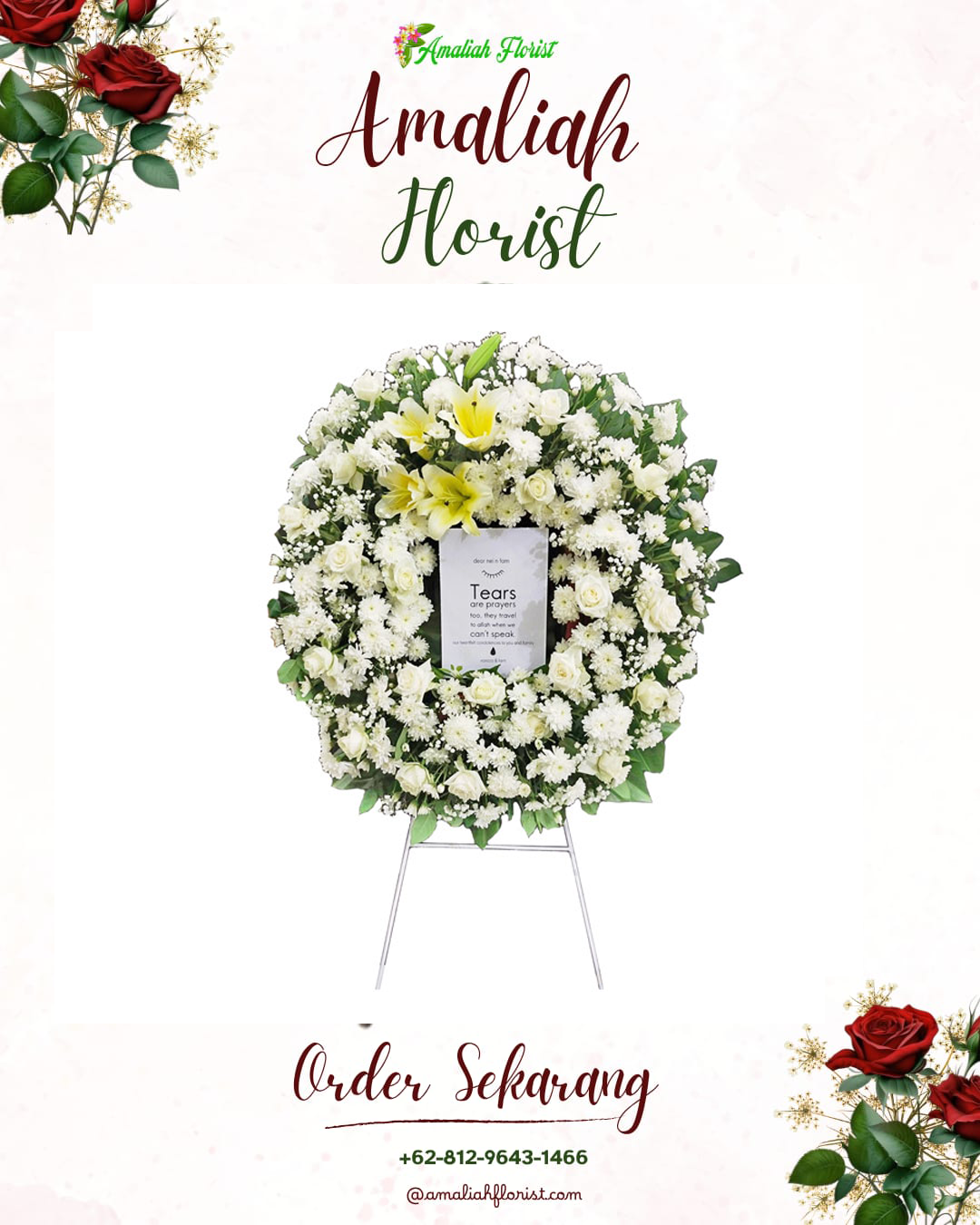 Krans Bunga Duka Carenang